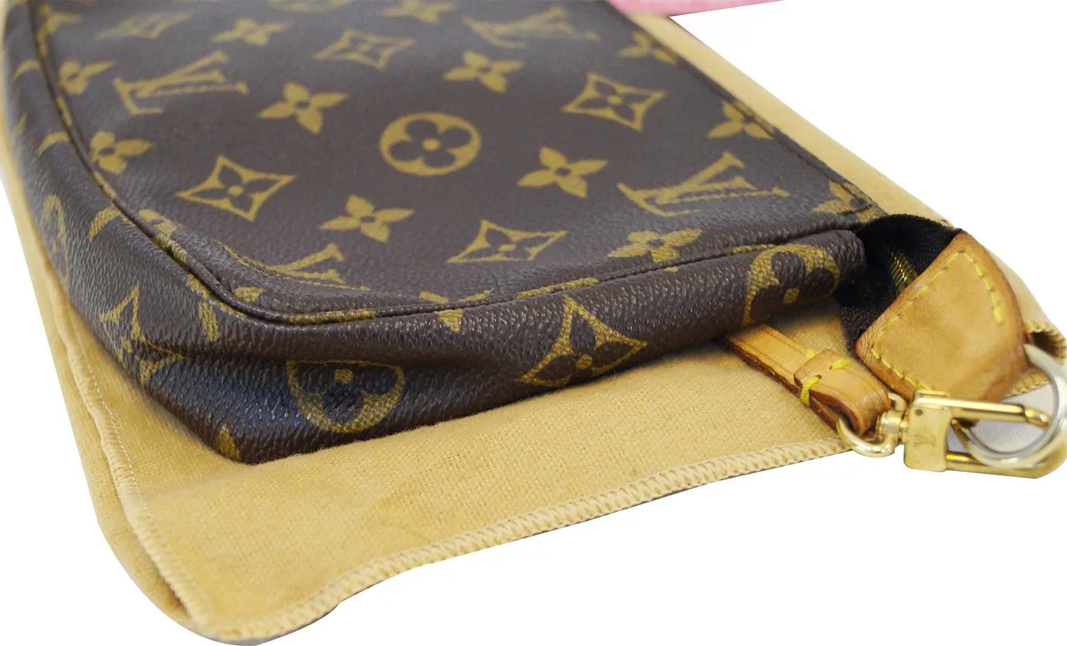 LOUIS VUITTON Monogram Canvas Pochette Accessoires Handbag