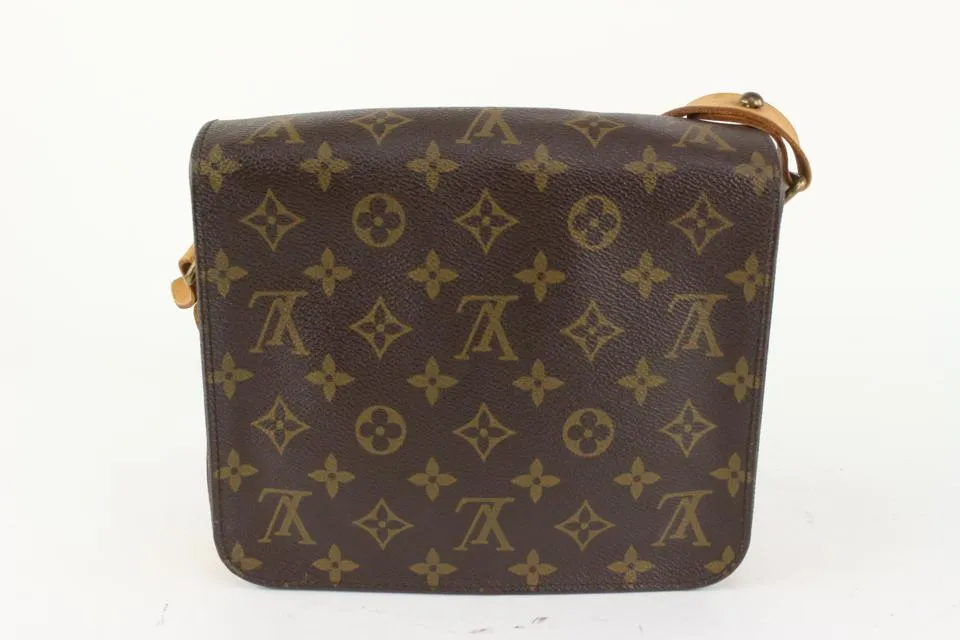 Louis Vuitton Monogram Cartouchiere MM Crossbody Bag 104lv41