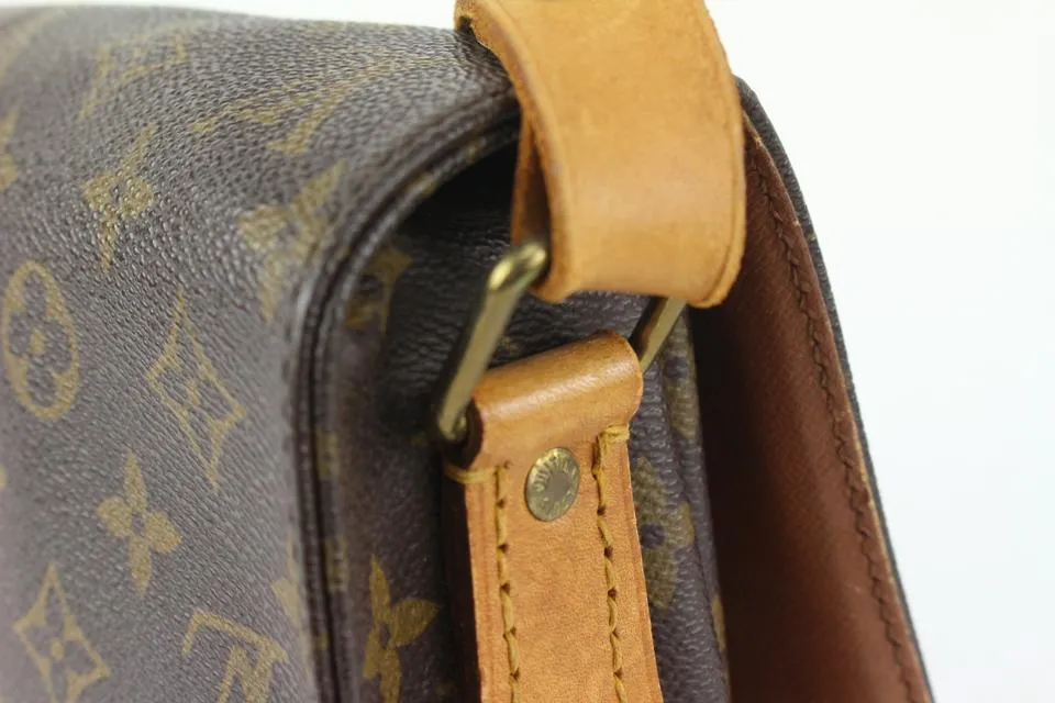 Louis Vuitton Monogram Cartouchiere MM Crossbody Bag 104lv41