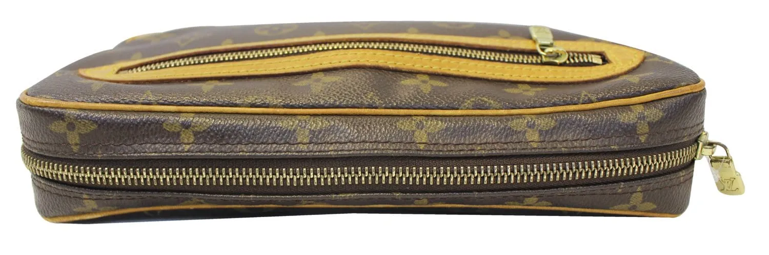 LOUIS VUITTON Monogram Marly Doragonne Clutch Handbag