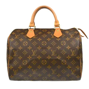 Louis Vuitton Monogram Speedy 30 Handbag M41526 TH0020 XX29167