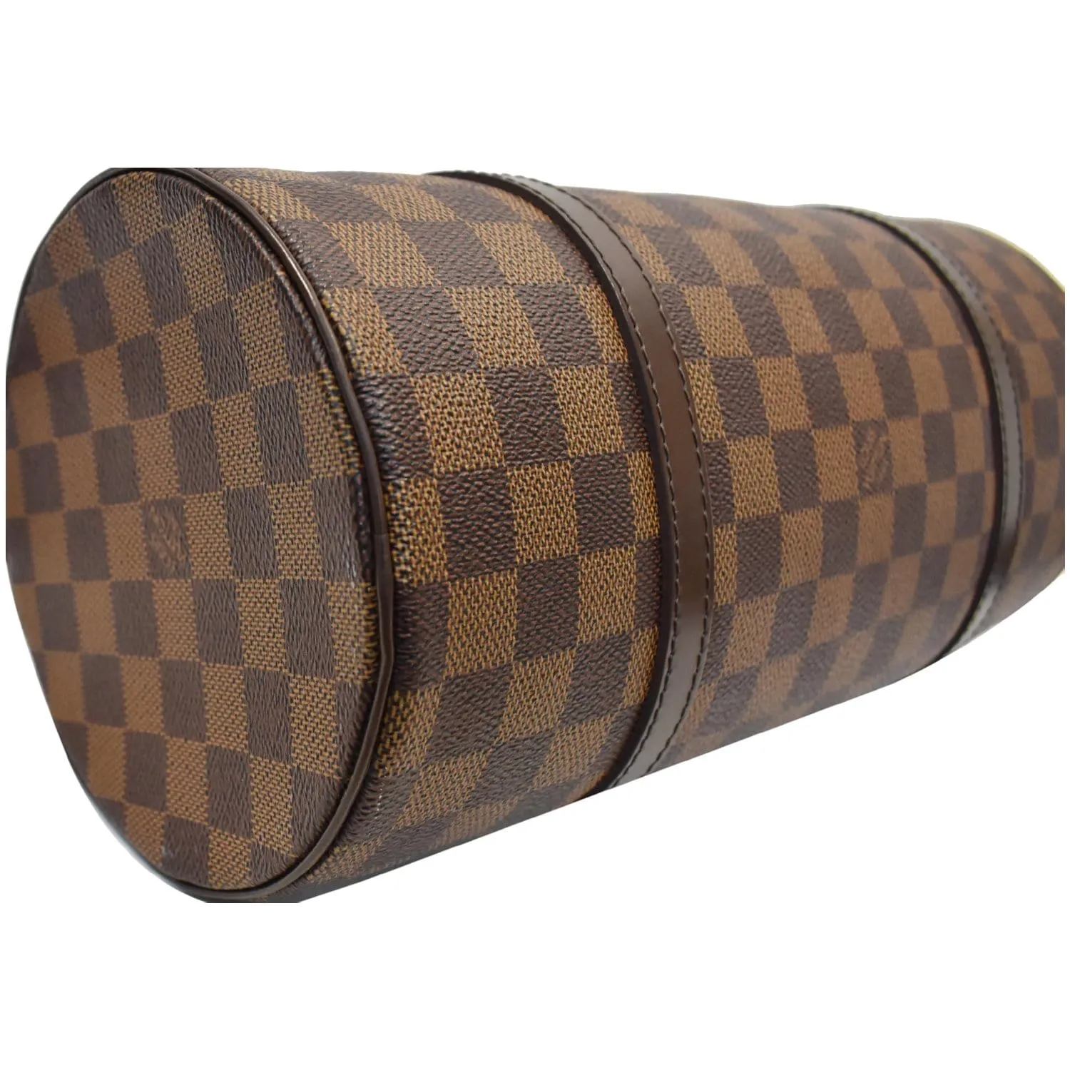 LOUIS VUITTON Papillon 26 Damier Ebene Shoulder Handbag Brown