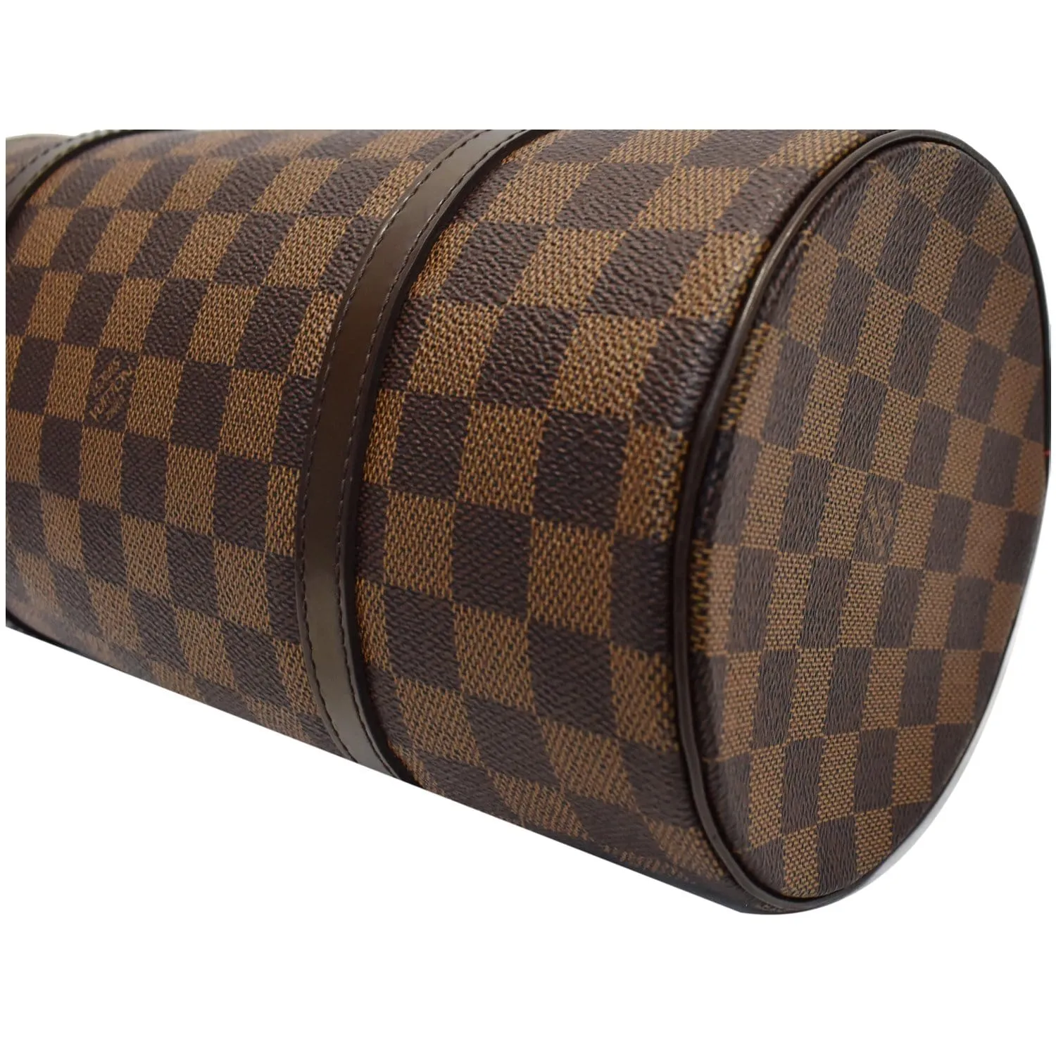 LOUIS VUITTON Papillon 26 Damier Ebene Shoulder Handbag Brown