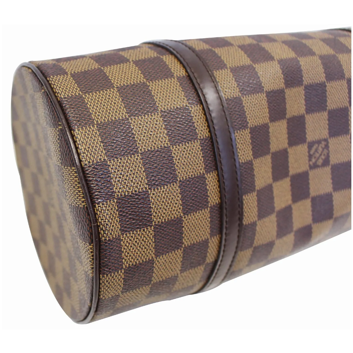 LOUIS VUITTON Papillon 30 Damier Ebene Shoulder Handbag Brown