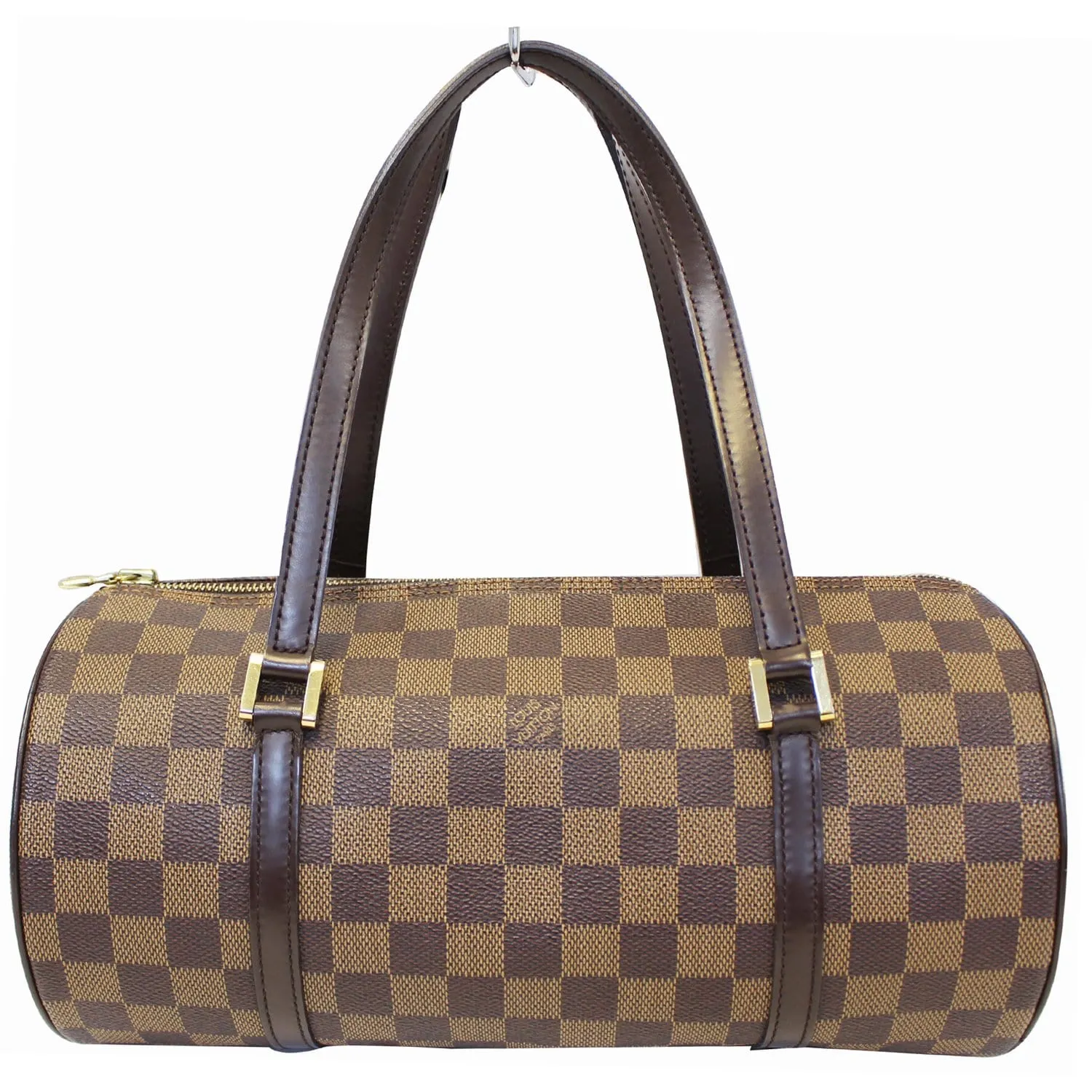 LOUIS VUITTON Papillon 30 Damier Ebene Shoulder Handbag Brown