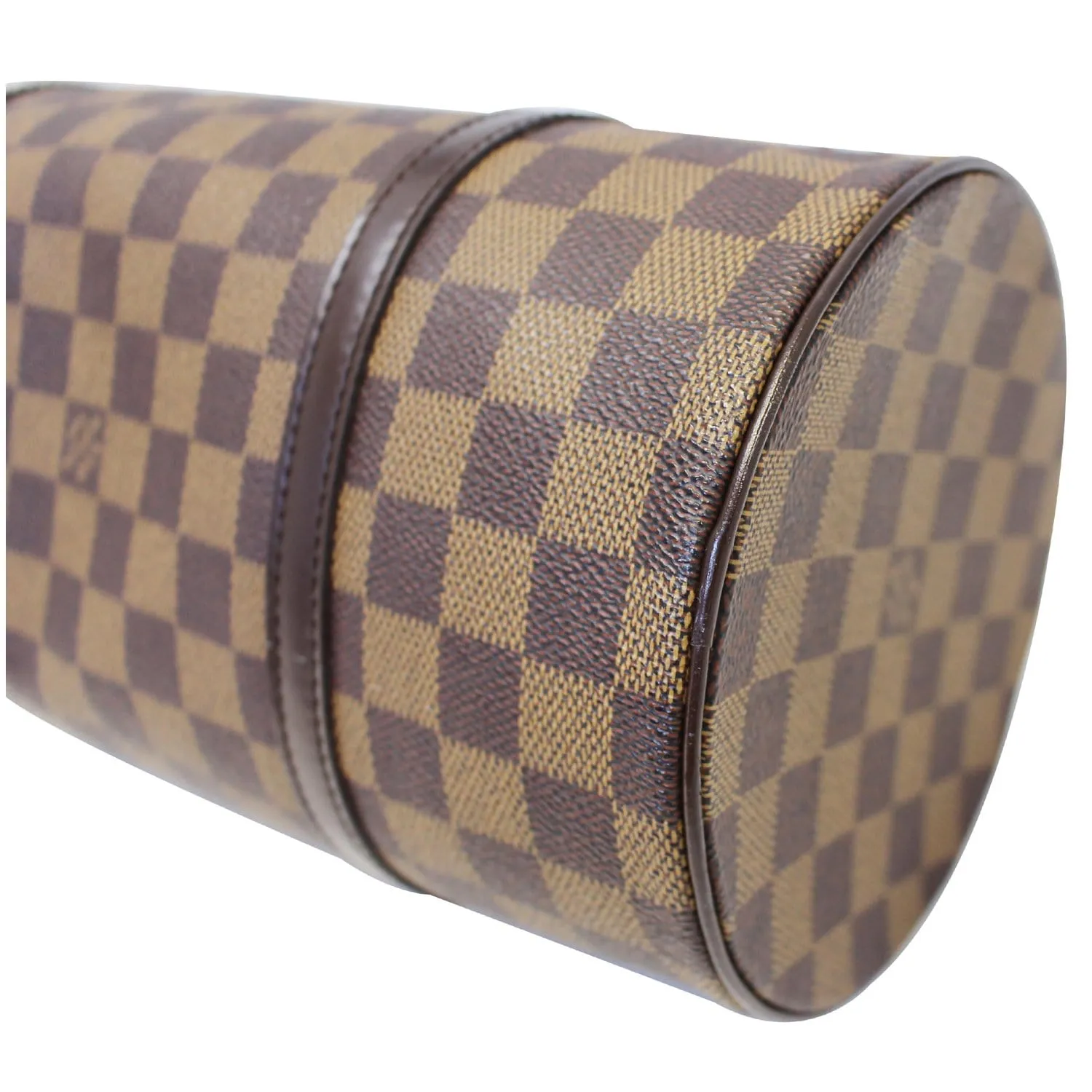 LOUIS VUITTON Papillon 30 Damier Ebene Shoulder Handbag Brown