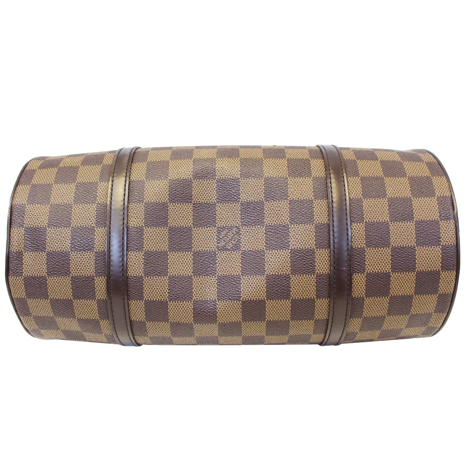 LOUIS VUITTON Papillon 30 Damier Ebene Shoulder Handbag Brown