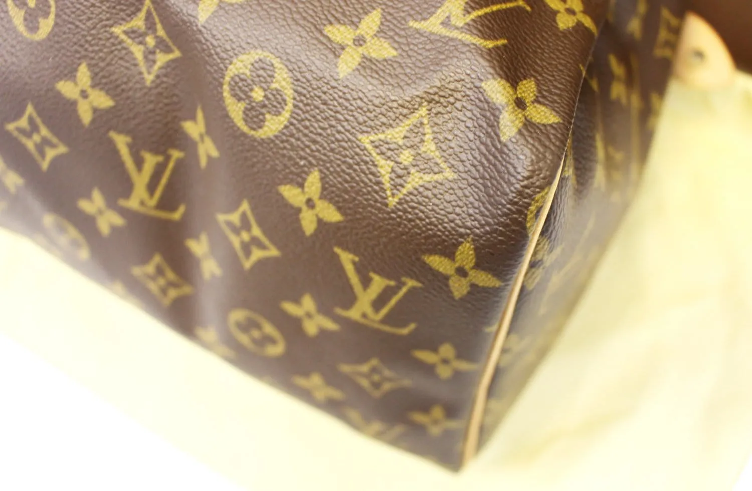 LOUIS VUITTON Pre Owned Satchel Bag Monogram Canvas Speedy 30 Brown