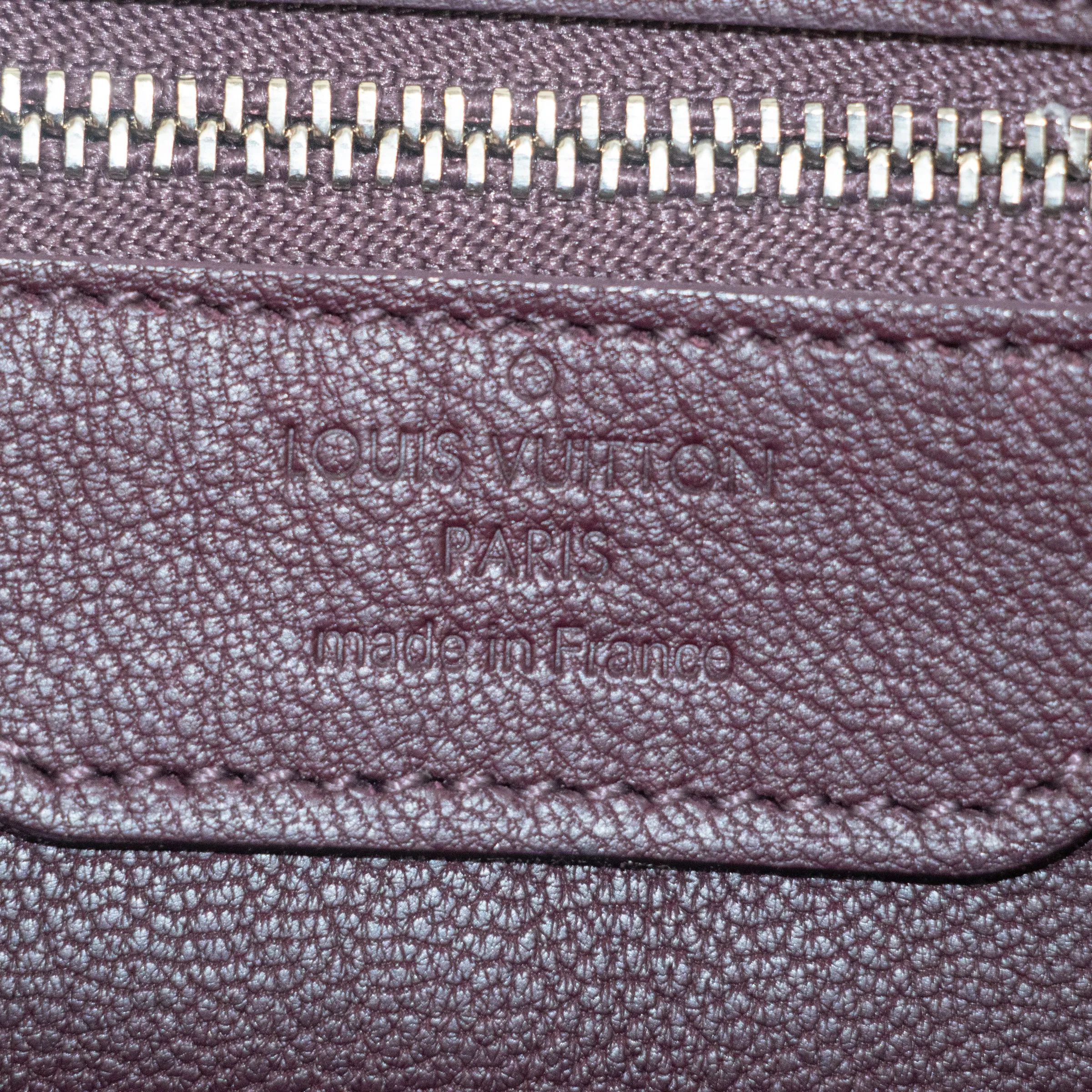Louis Vuitton Purple Leather Rock it Handbag -#2548