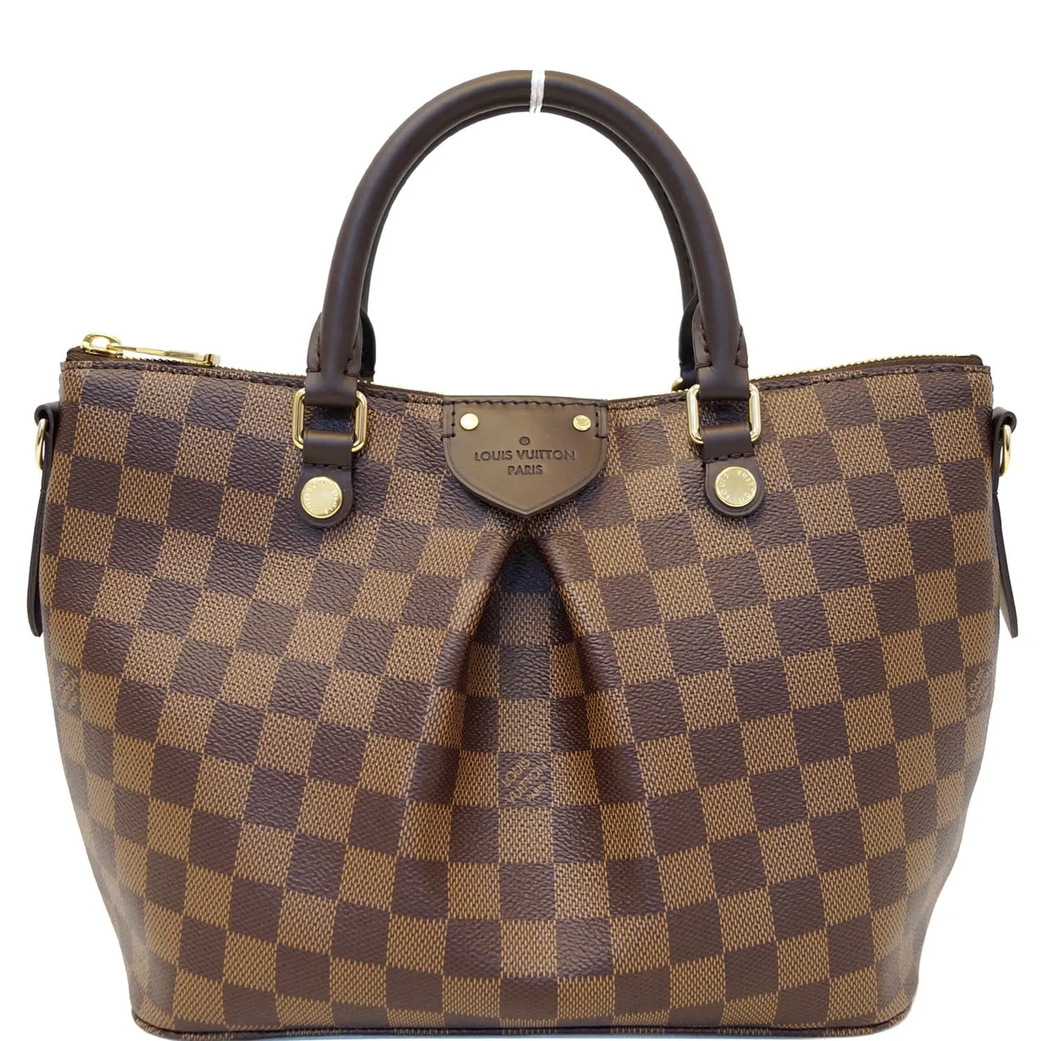 LOUIS VUITTON Siena PM Damier Ebene Shoulder Bag Brown