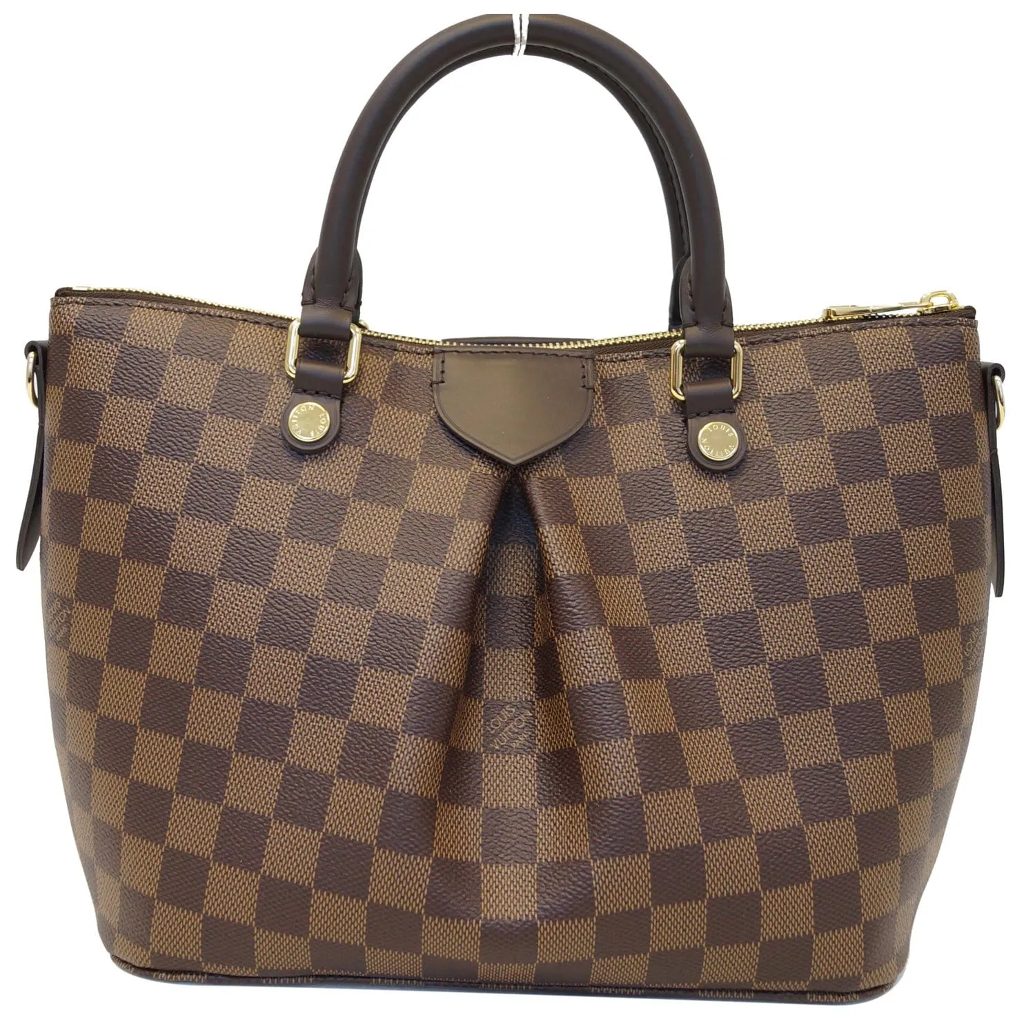 LOUIS VUITTON Siena PM Damier Ebene Shoulder Bag Brown