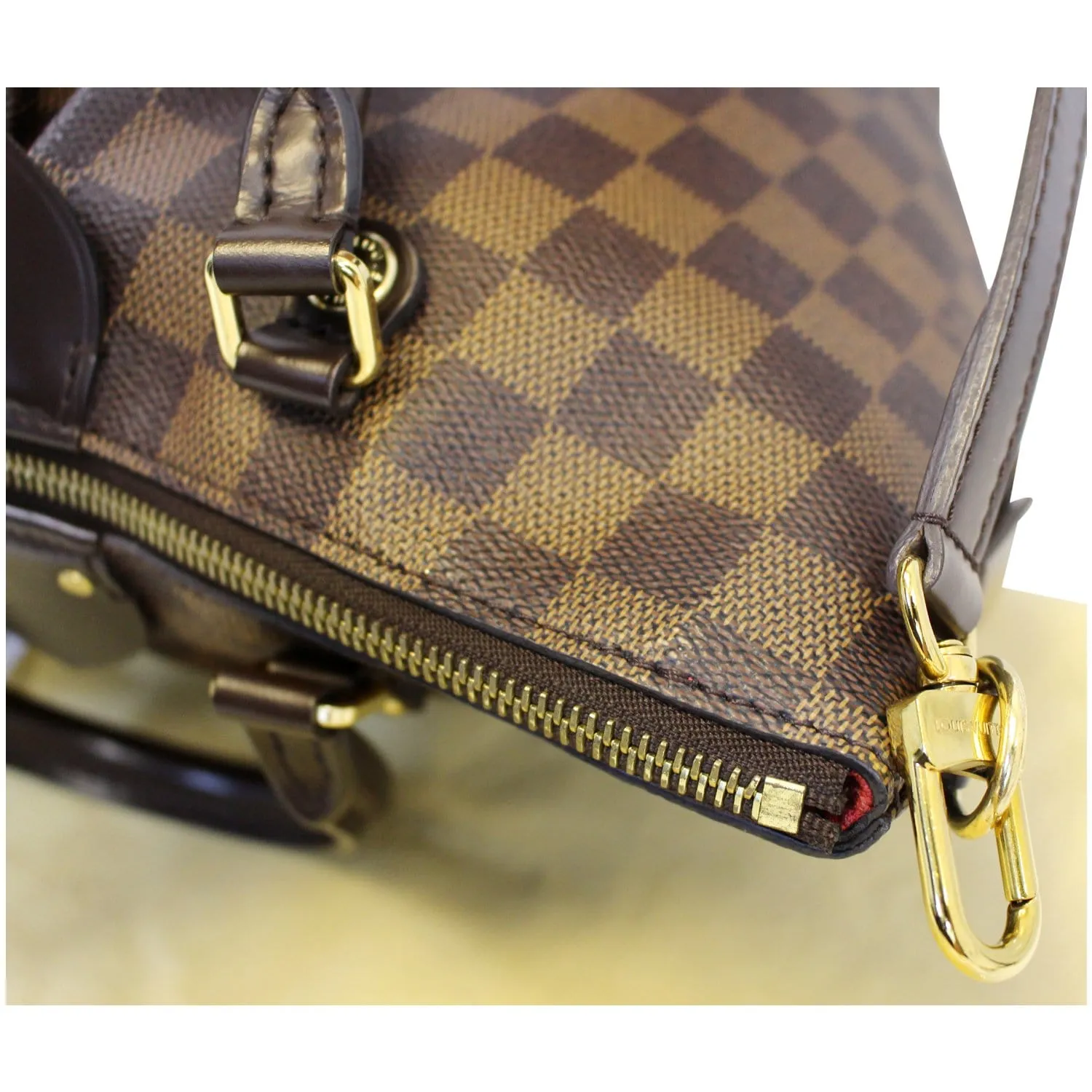 LOUIS VUITTON Siena PM Damier Ebene Shoulder Handbag