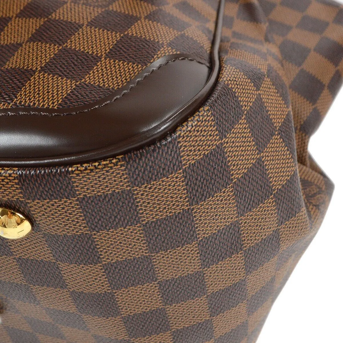 LOUIS VUITTON VERONA MM HANDBAG PURSE DAMIER EBENE N41118 64441
