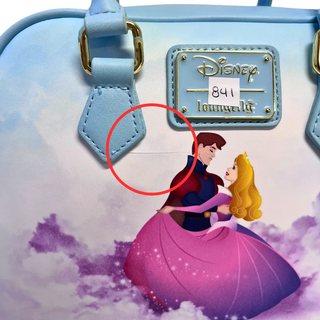 Loungefly Disney Sleeping Beauty Castle Crossbody DEFECTIVE #841