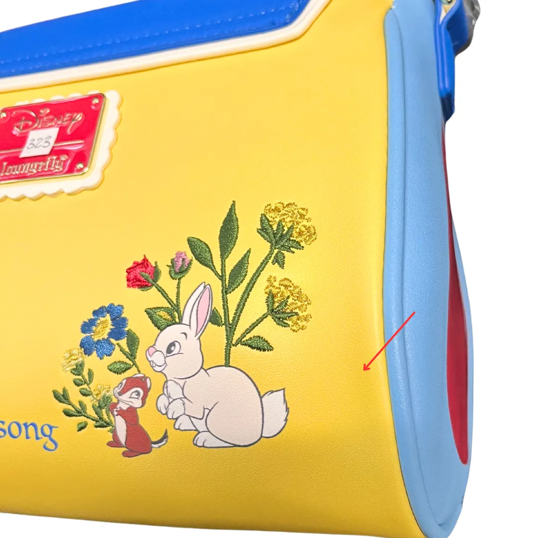 Loungefly Disney Snow White Bow Cosplay Crossbody DEFECTIVE #323