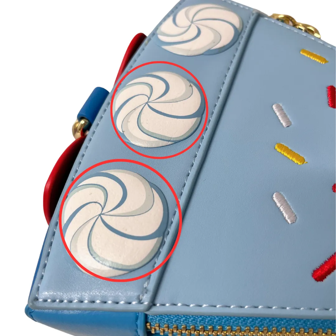 Loungefly Disney Snow White Cake Crossbody DEFECTIVE #344