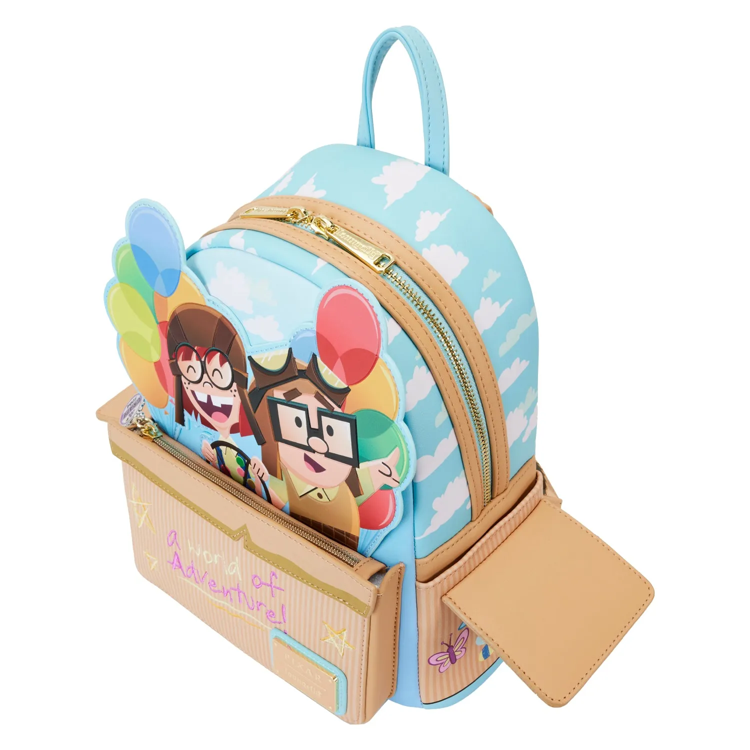 Loungefly Pixar Up 15th Anniversary Spirit of Adventure Mini Backpack