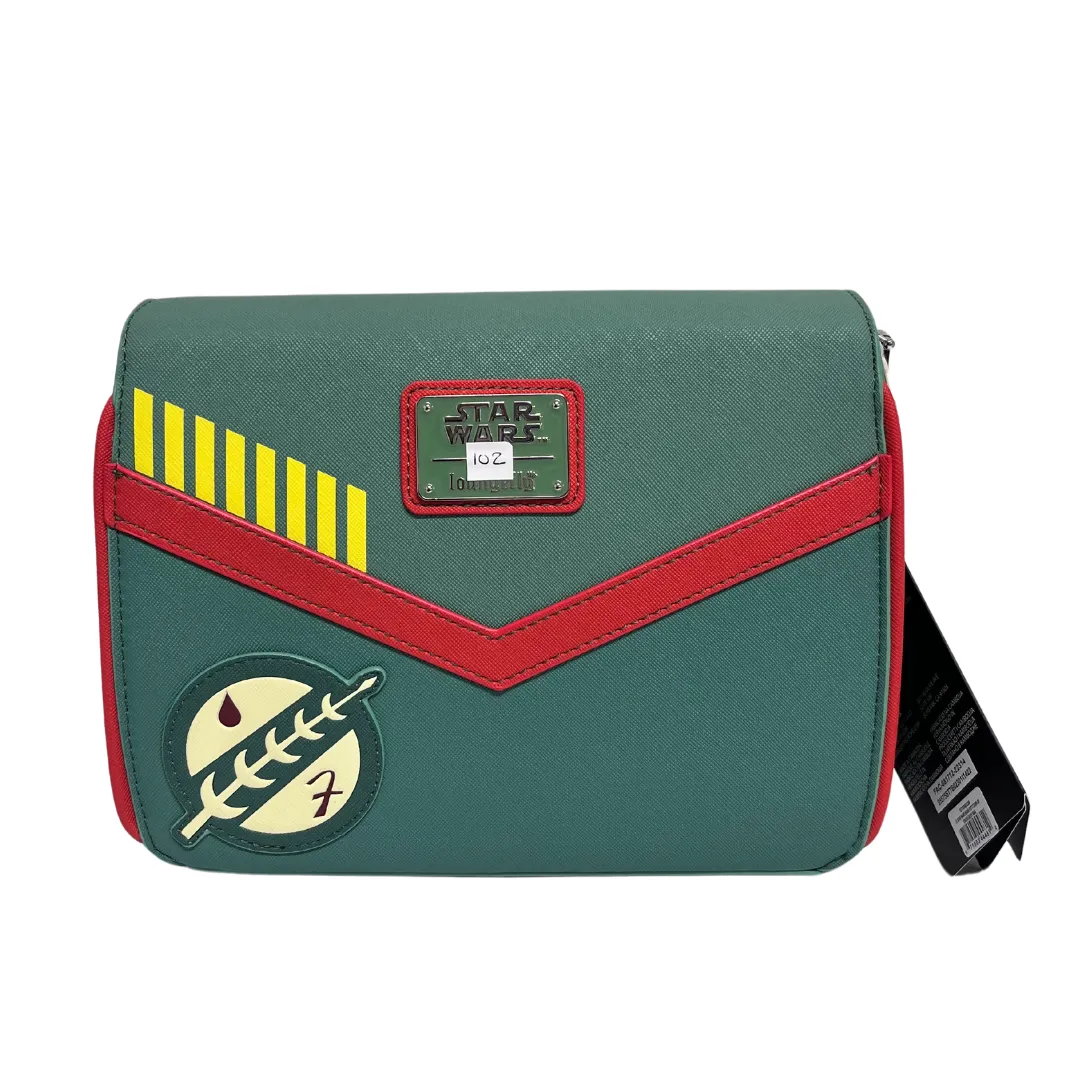 Loungefly Star Wars Boba Fett Cosplay Crossbody DEFECTIVE #102