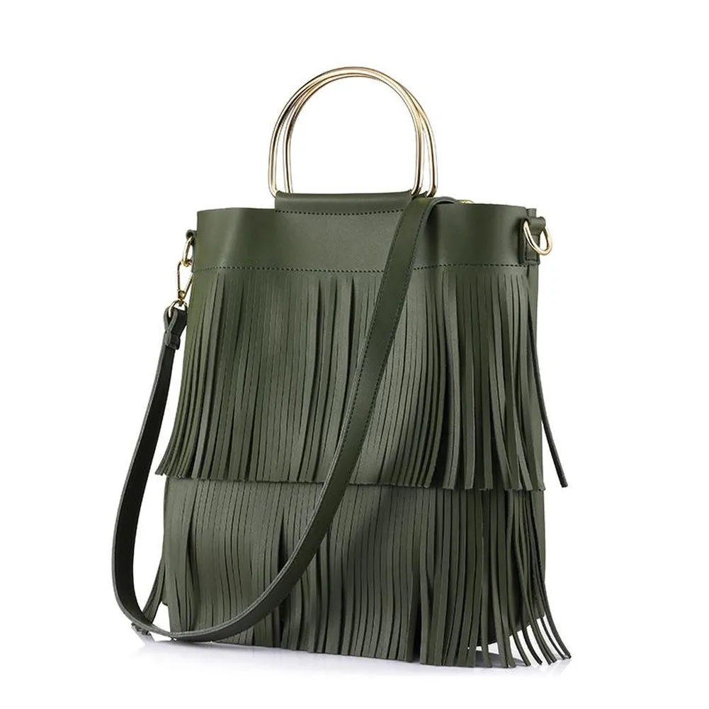 <bold>Bucket & Crossbody Bag Set <br>Vegan-Leather