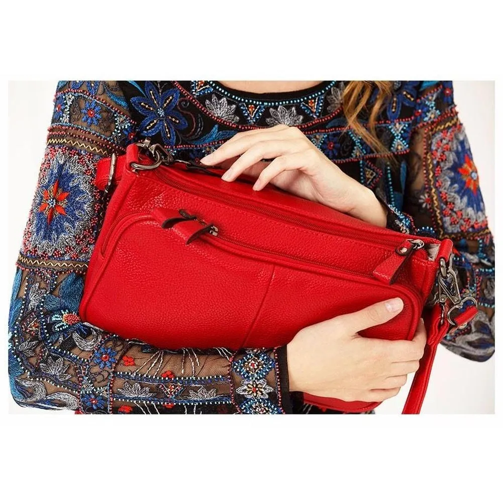 <bold>Clutch / Crossbody Bag <br>Vegan-Leather