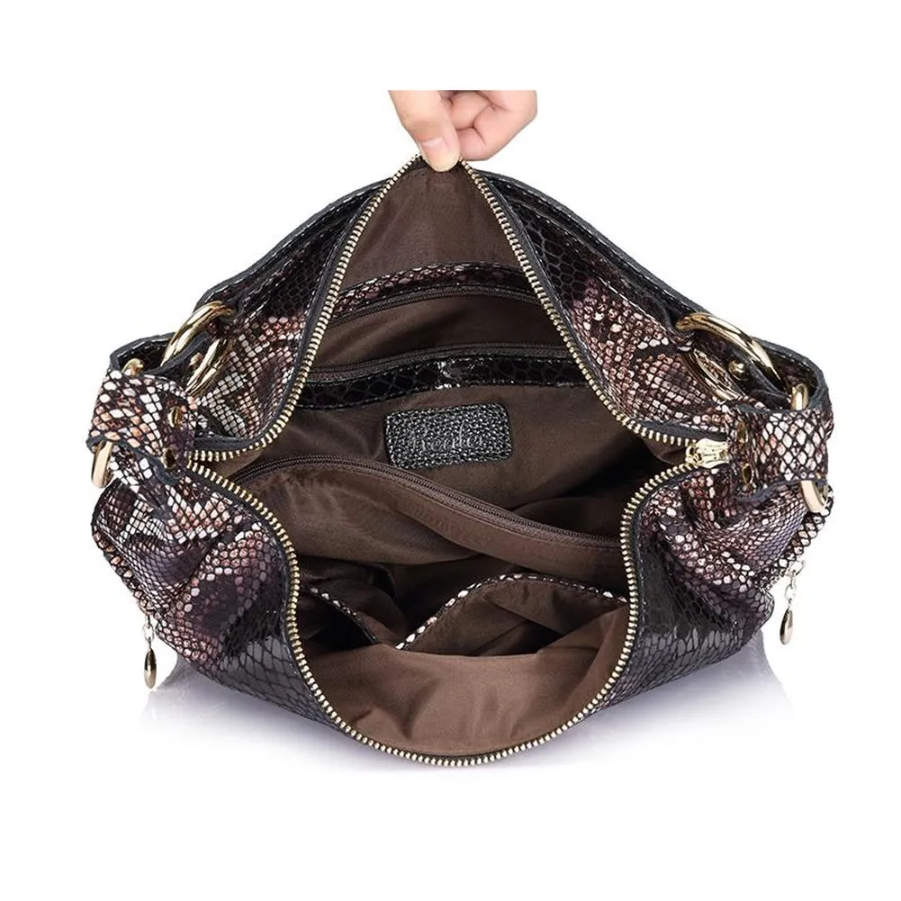 <bold>Hobo / Tote Bag <br>Genuine-Leather
