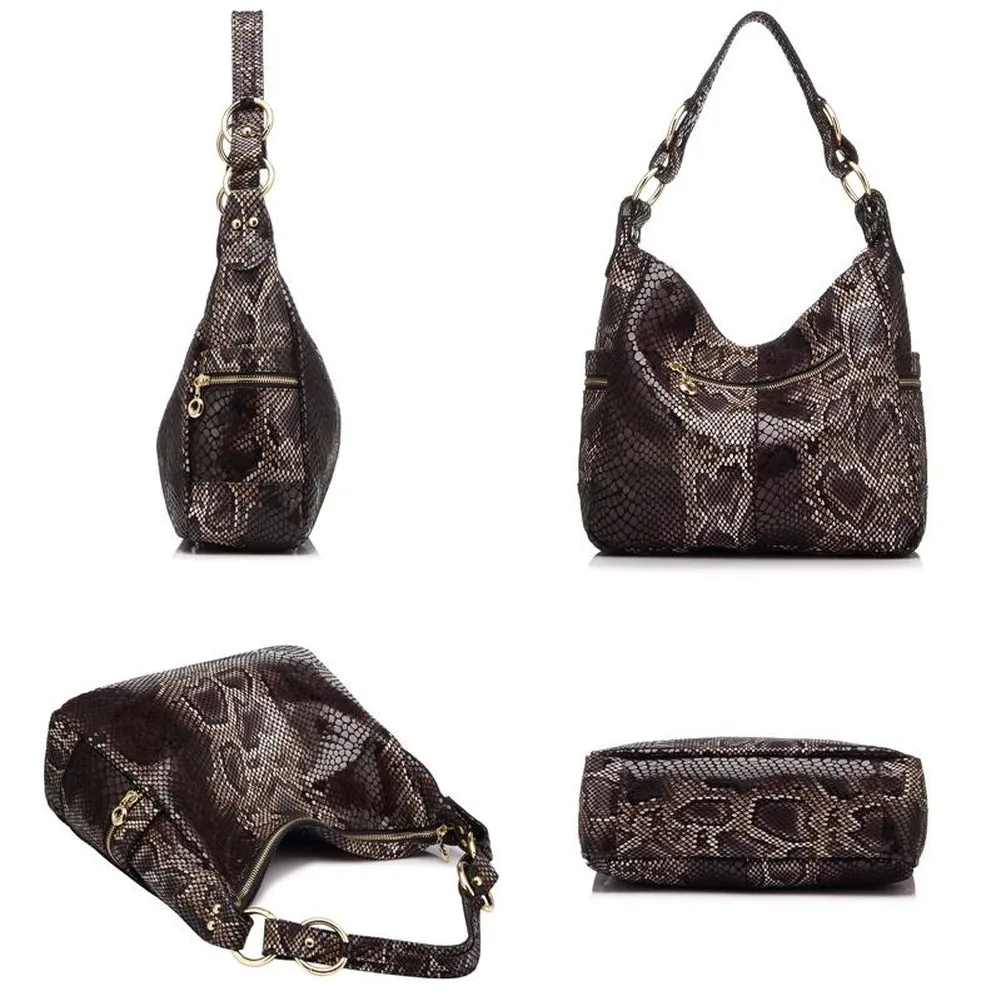 <bold>Hobo / Tote Bag <br>Genuine-Leather