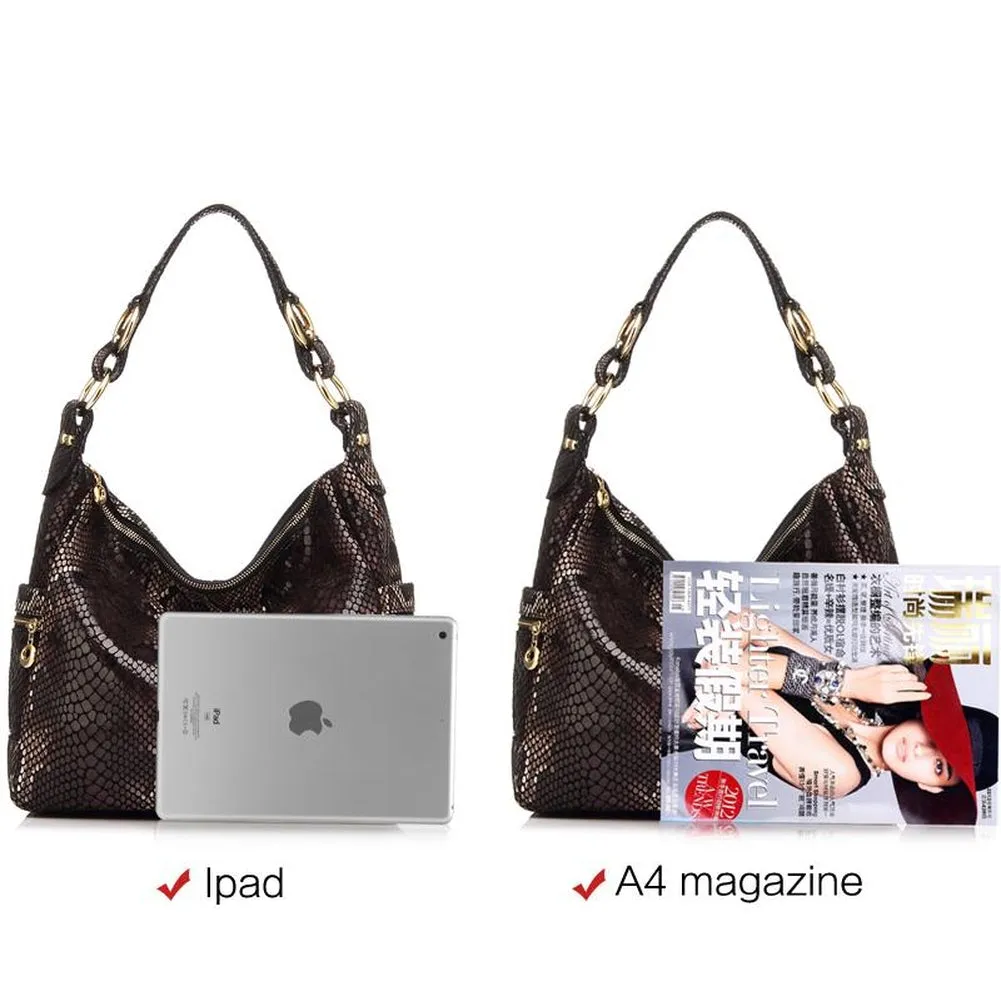 <bold>Hobo / Tote Bag <br>Genuine-Leather