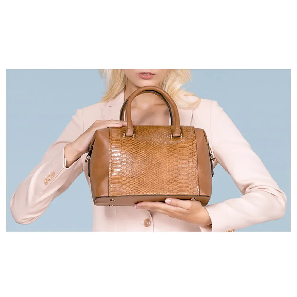 <bold>Top-Handle Bag  / Tote  Bag  <br>Vegan-Leather