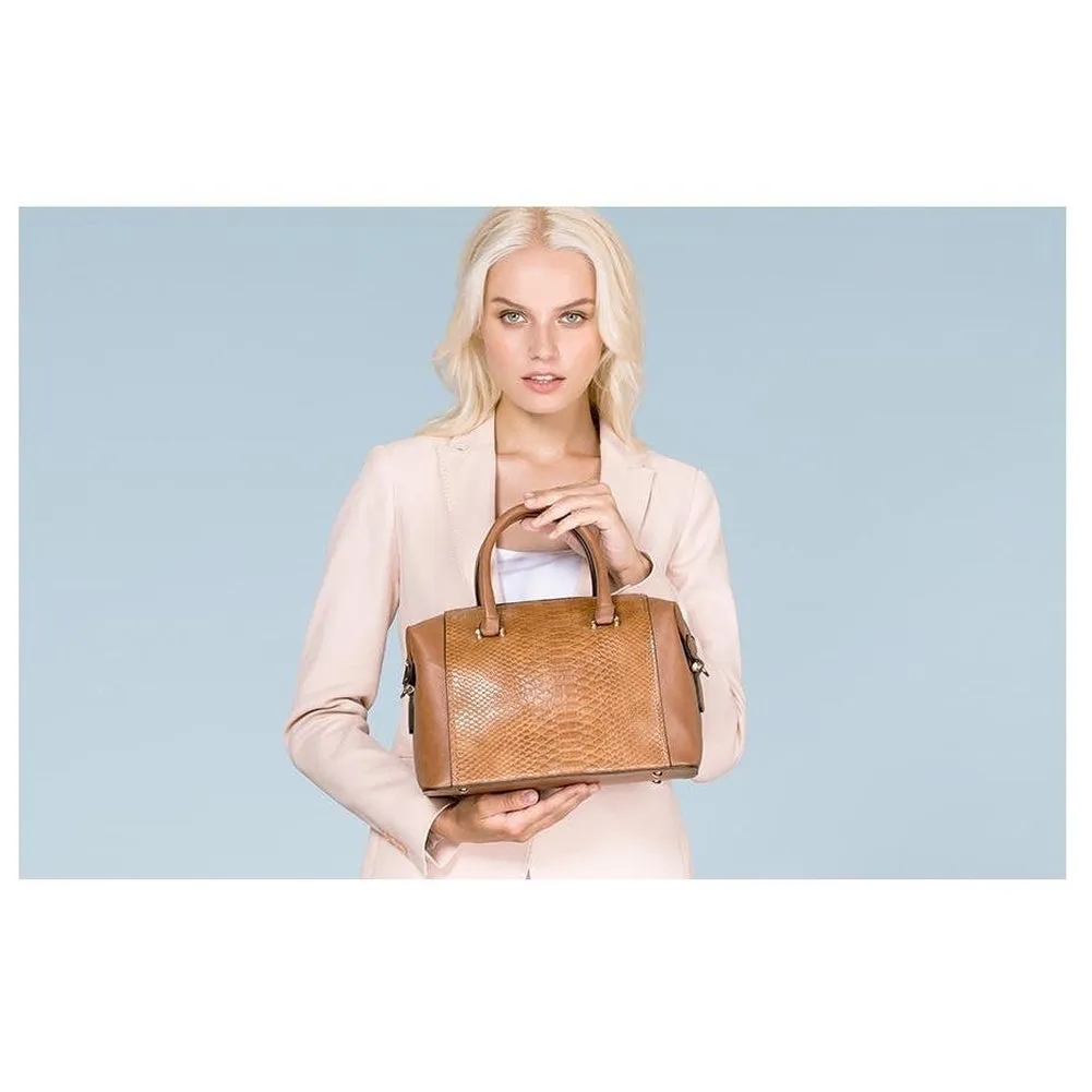 <bold>Top-Handle Bag  / Tote  Bag  <br>Vegan-Leather