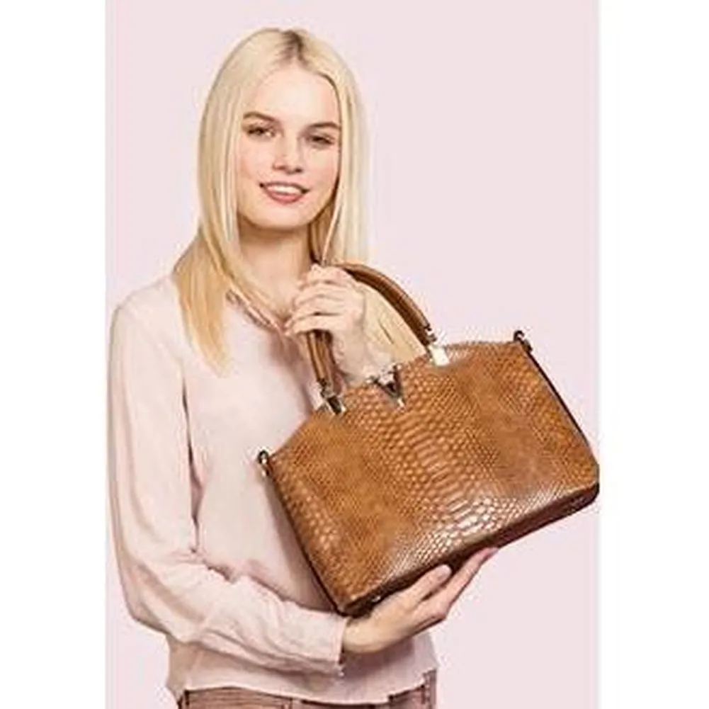 <bold>Top-Handle Bag  / Tote  Bag  <br>Vegan-Leather