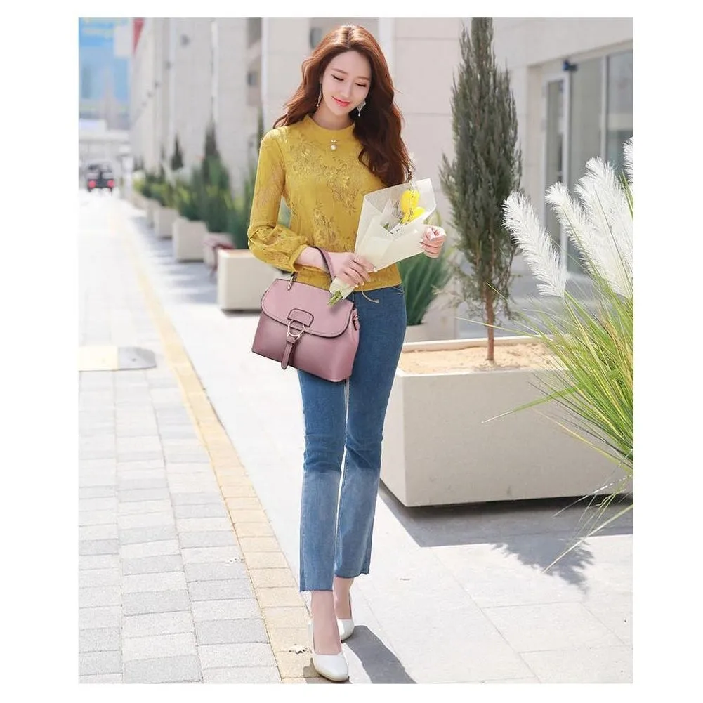 <bold>Top-Handle / Crossbody Bag  <br>Vegan-Leather