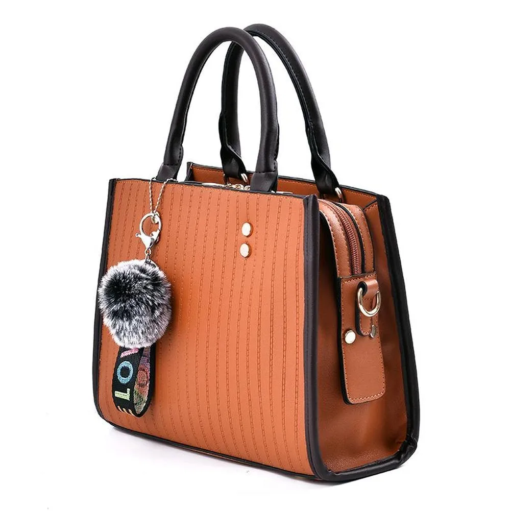 <bold>Top-Handle / Crossbody Bag <br>Vegan-Leather