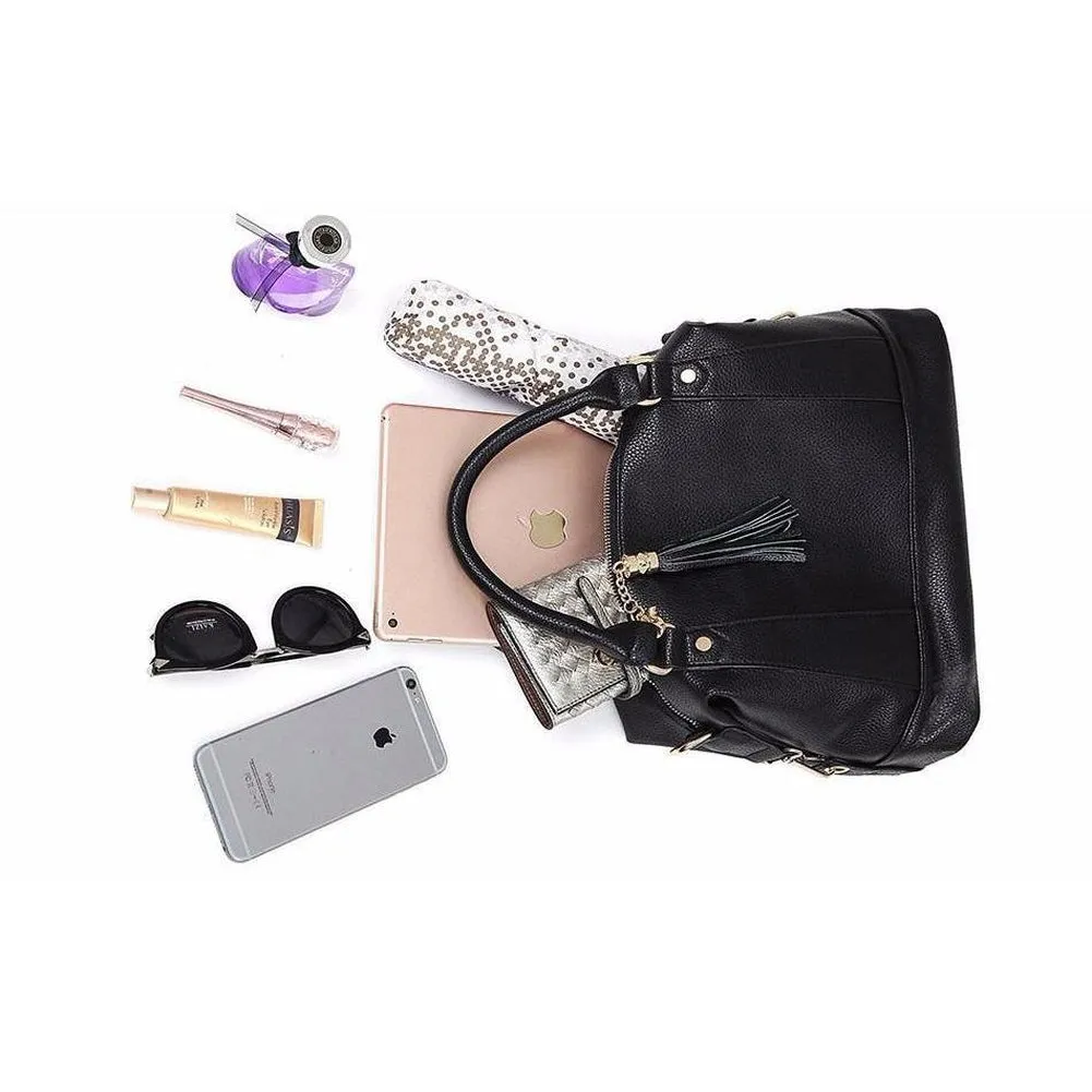 <bold>Top-Handle / Crossbody Bag  <br>Vegan-Leather