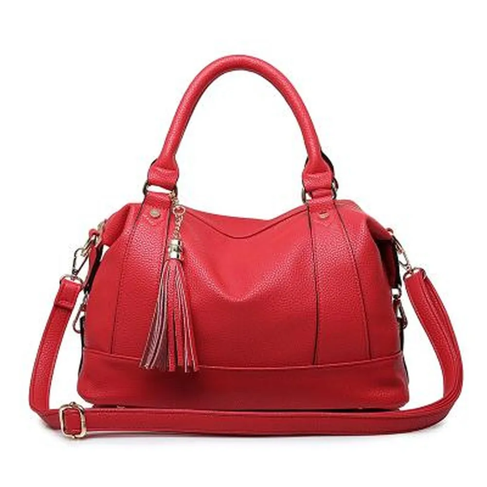 <bold>Top-Handle / Crossbody Bag  <br>Vegan-Leather