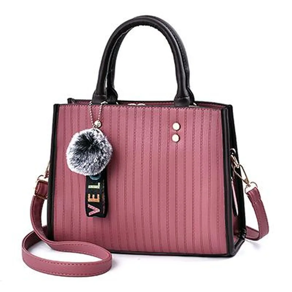 <bold>Top-Handle / Crossbody Bag <br>Vegan-Leather