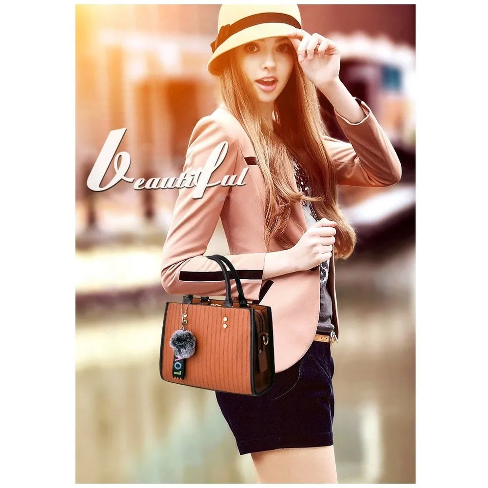 <bold>Top-Handle / Crossbody Bag <br>Vegan-Leather
