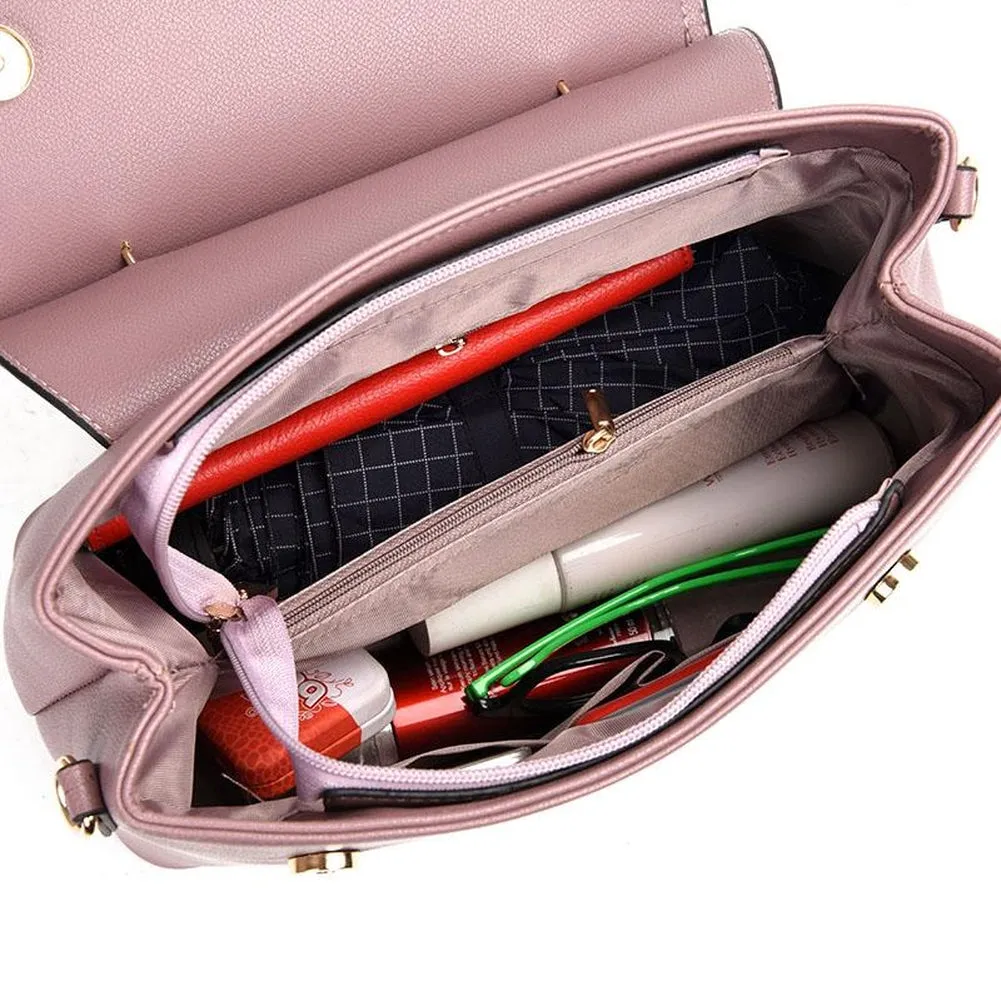 <bold>Top-Handle / Crossbody Bag  <br>Vegan-Leather