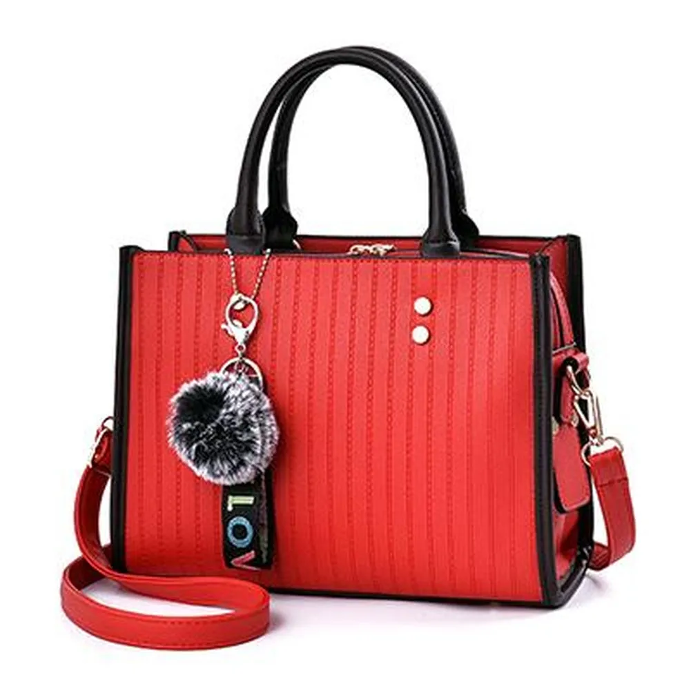 <bold>Top-Handle / Crossbody Bag <br>Vegan-Leather