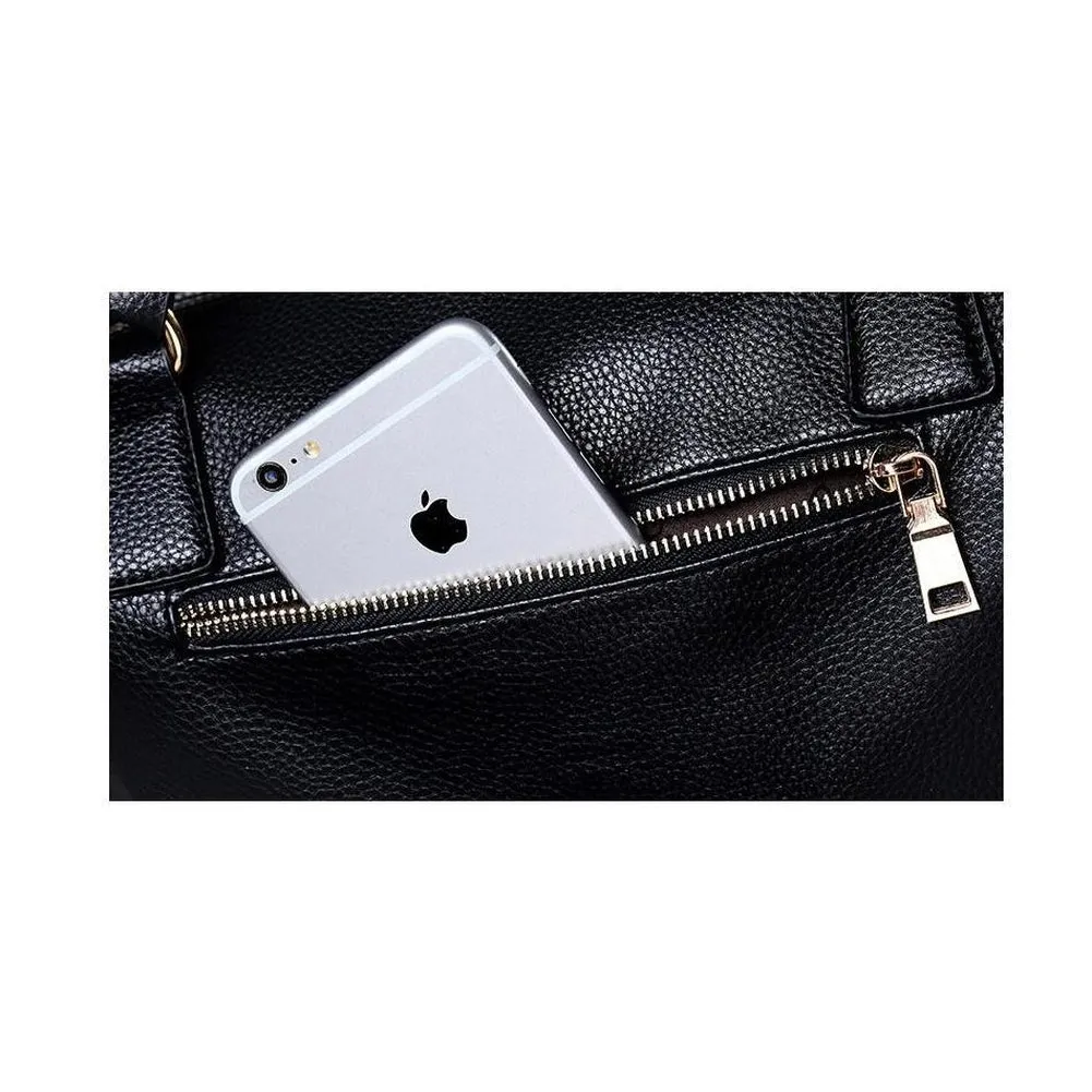 <bold>Top-Handle / Crossbody Bag  <br>Vegan-Leather