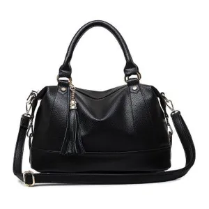 <bold>Top-Handle / Crossbody Bag  <br>Vegan-Leather