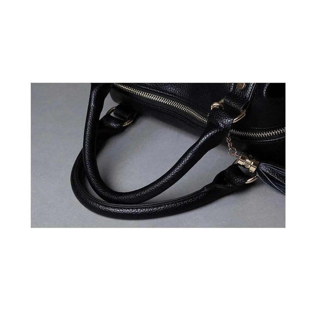 <bold>Top-Handle / Crossbody Bag  <br>Vegan-Leather