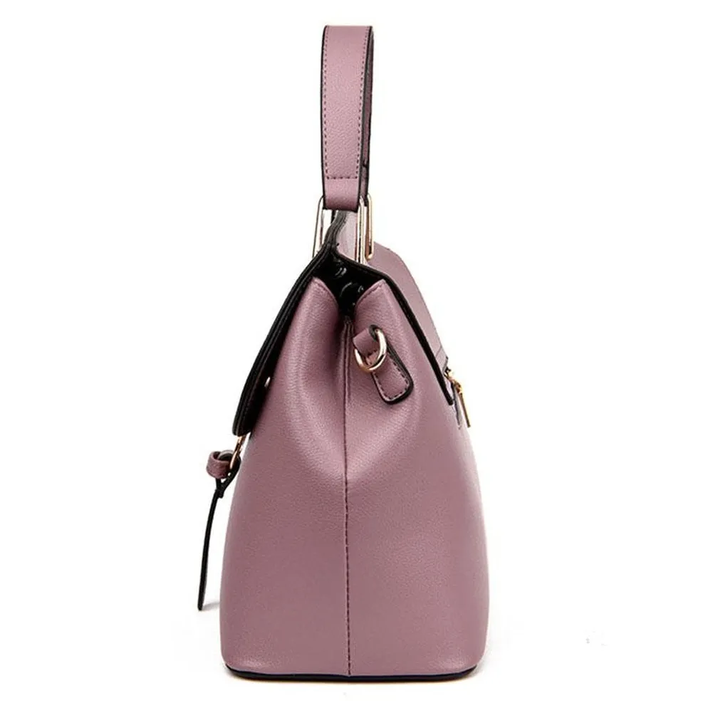 <bold>Top-Handle / Crossbody Bag  <br>Vegan-Leather