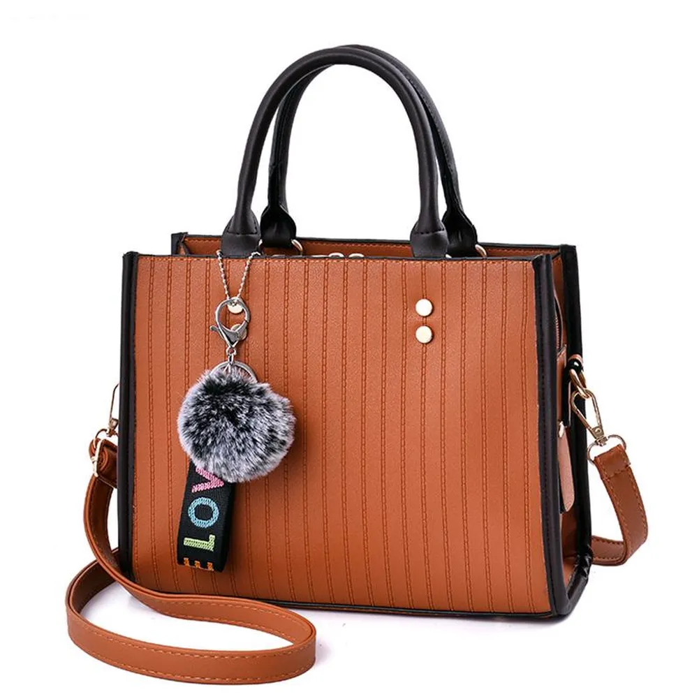<bold>Top-Handle / Crossbody Bag <br>Vegan-Leather
