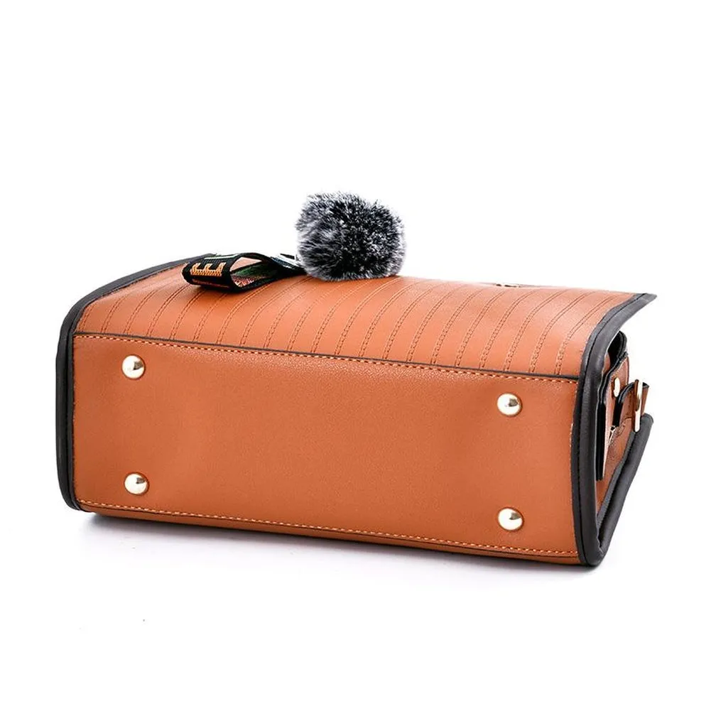 <bold>Top-Handle / Crossbody Bag <br>Vegan-Leather