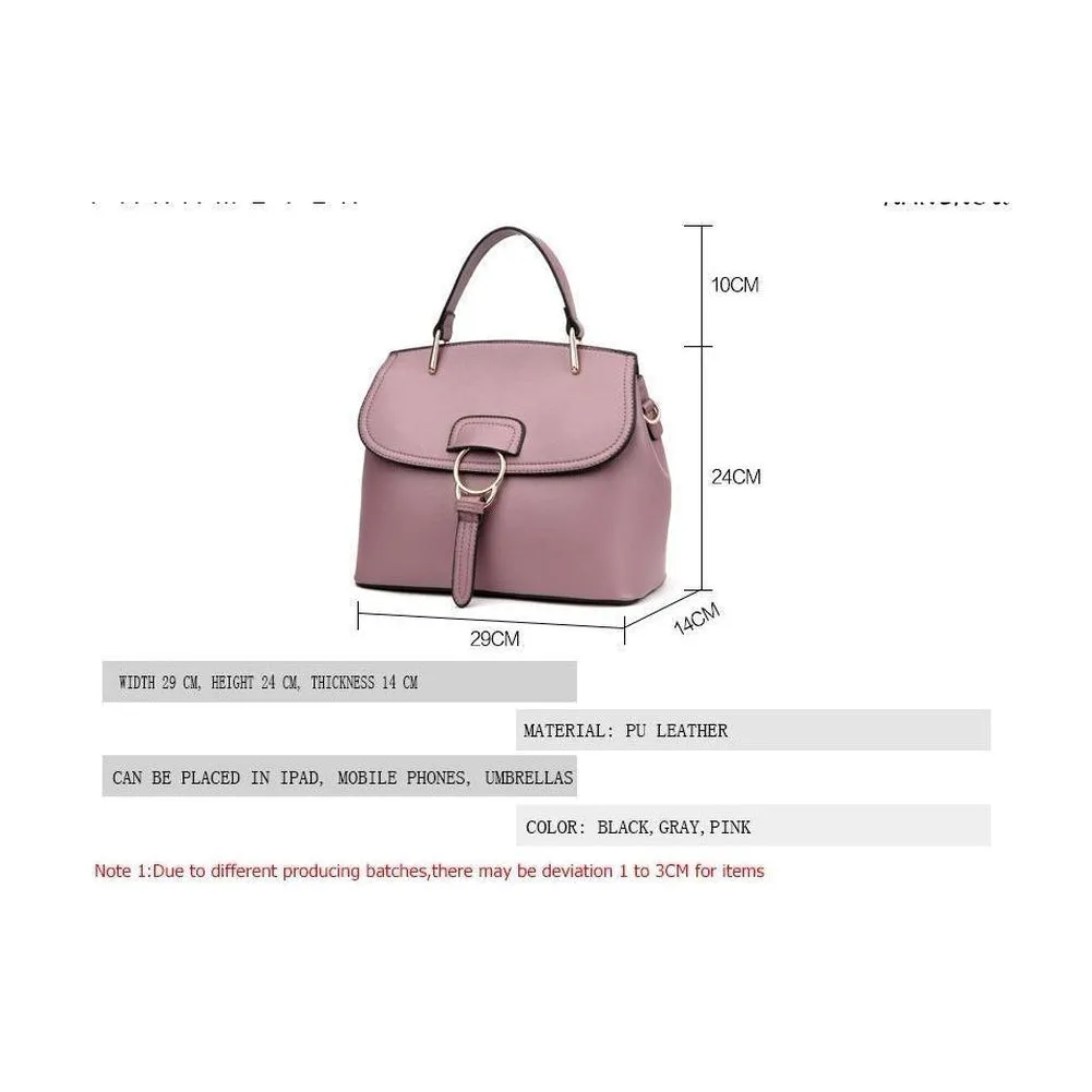 <bold>Top-Handle / Crossbody Bag  <br>Vegan-Leather