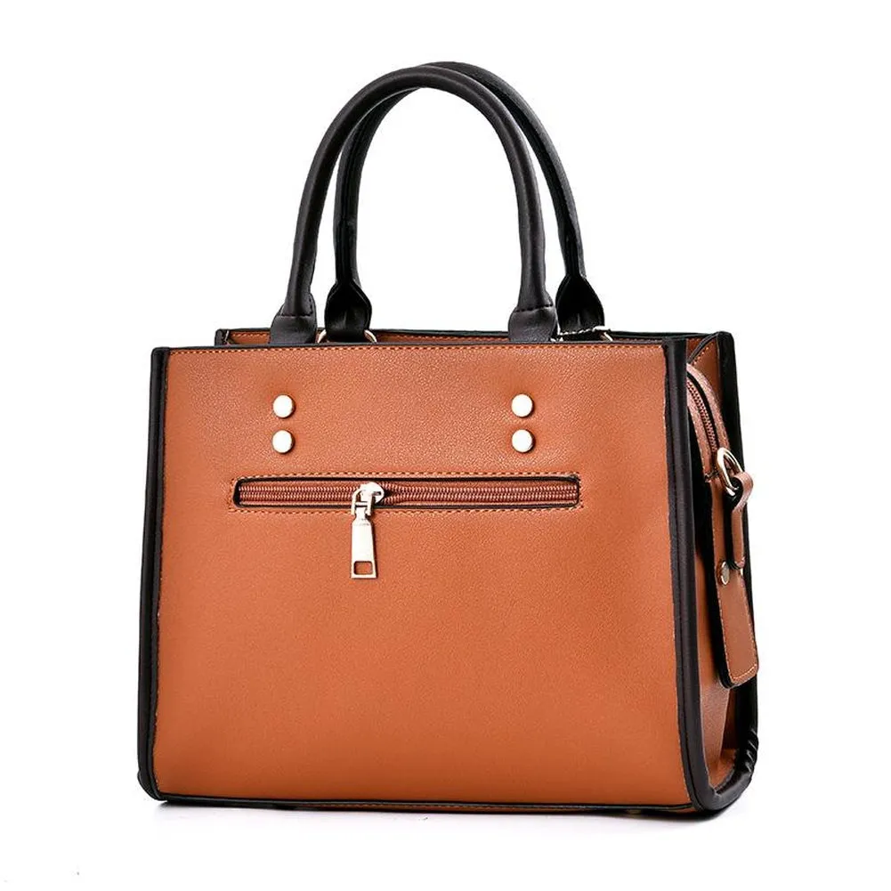 <bold>Top-Handle / Crossbody Bag <br>Vegan-Leather