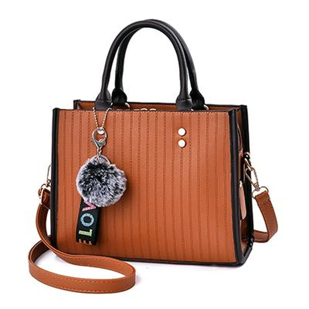 <bold>Top-Handle / Crossbody Bag <br>Vegan-Leather