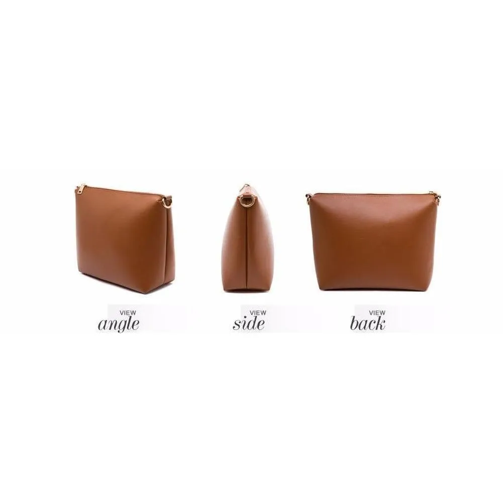 <bold>Tote & Crossbody Bag Set <br>Vegan-Leather