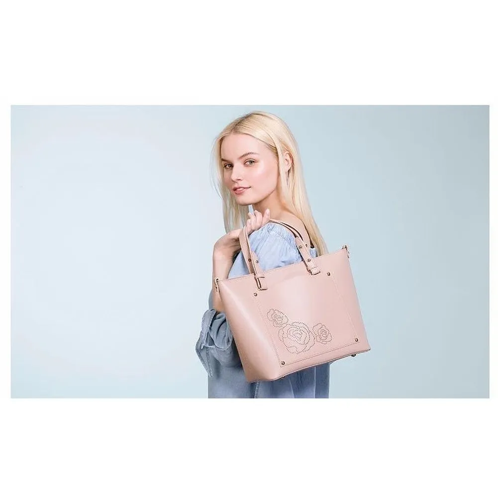 <bold>Tote & Crossbody Bag Set <br>Vegan-Leather