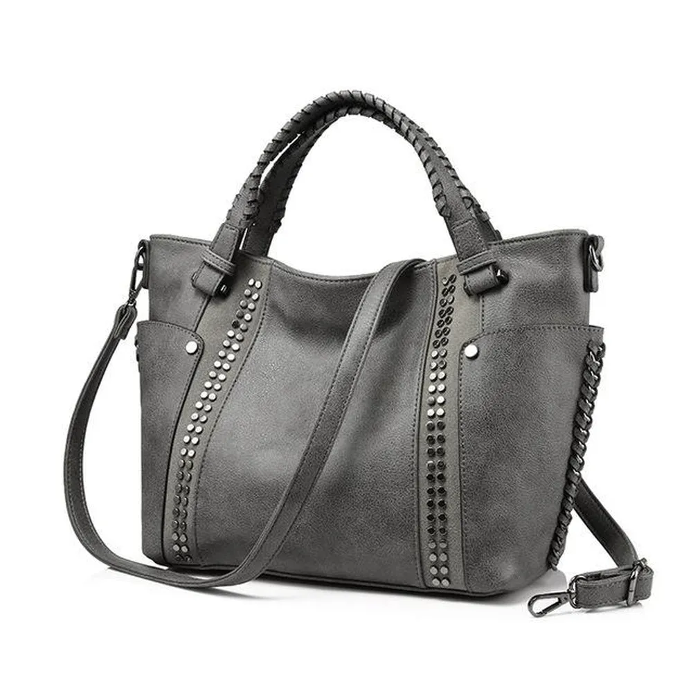 <bold>Tote / Crossbody Bag <br>Vegan-Leather